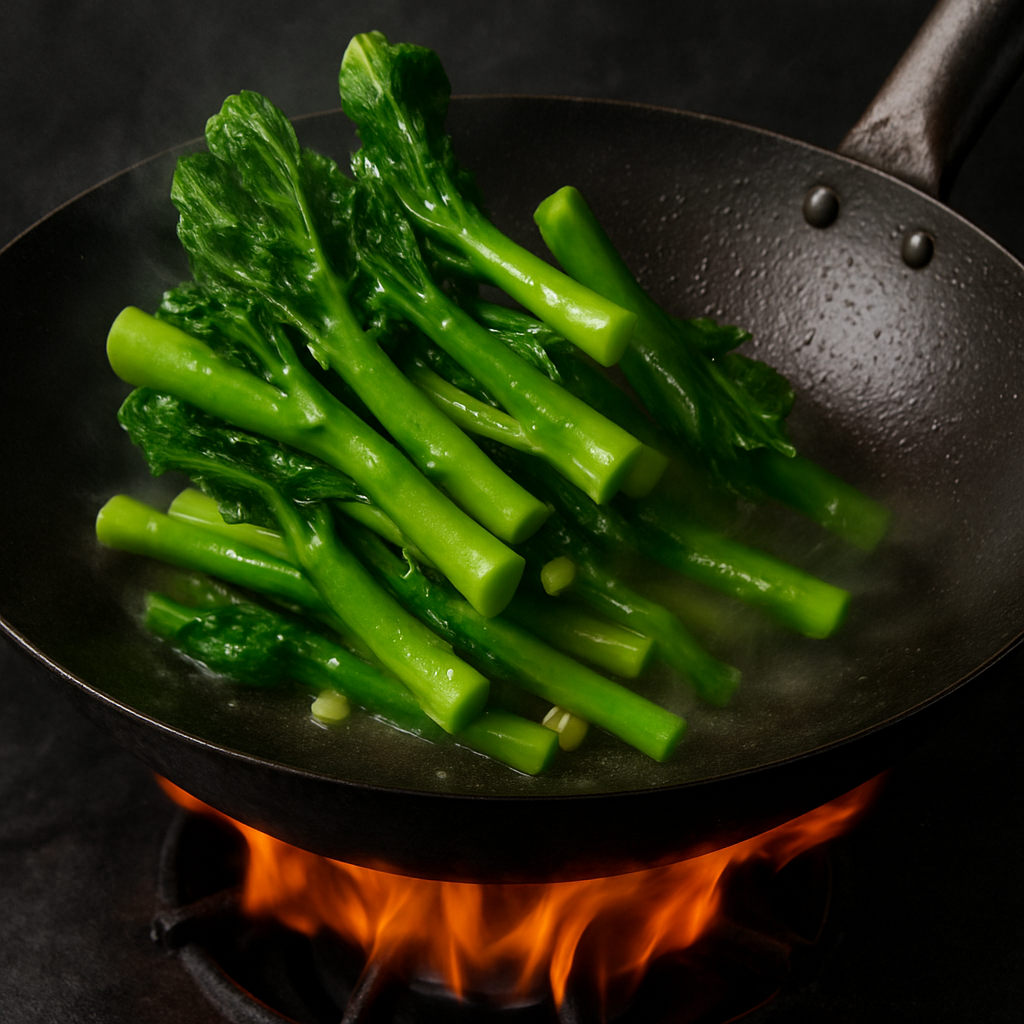 Chinese Broccoli (Gai Lan) – A Crisp, Garlicky Stir-Fry You’ll Crave