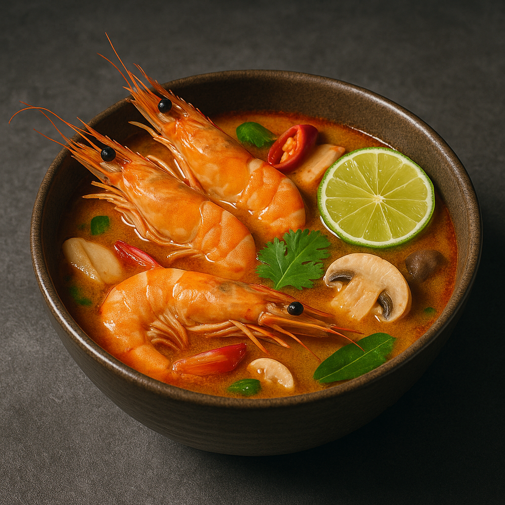 Thai Shrimp Coconut Soup (Tom Yum Goong) – A Spicy, Creamy Comfort Classic