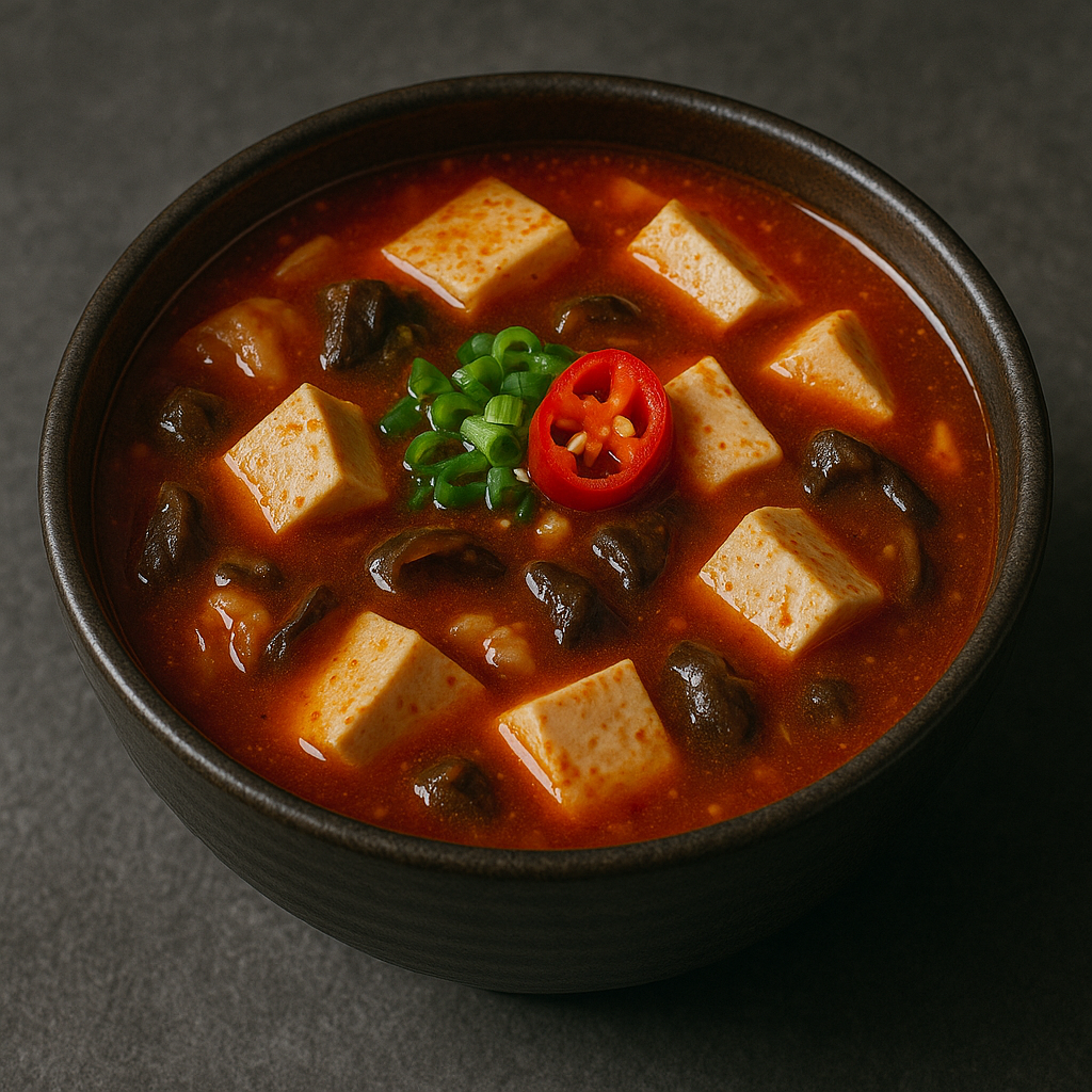 Korean Spicy Tofu Soup (Soondubu Jjigae) – Bold, Bubbling, and Comforting